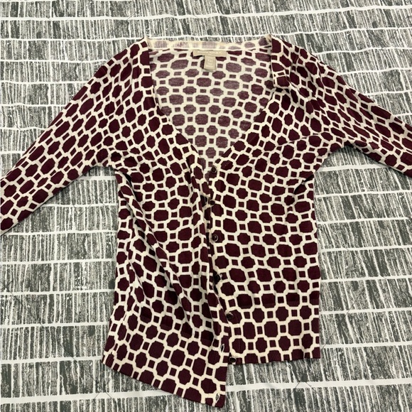 Geometric Patterned Cardigan - Picture 1 of 4